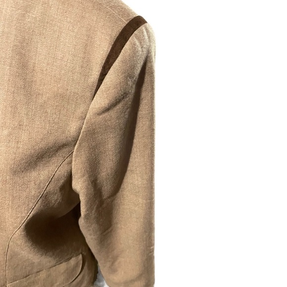 Your Sixth Sense Wool and Velvet trim Short Riding Jacket artifical wood buttons - Picture 11 of 14